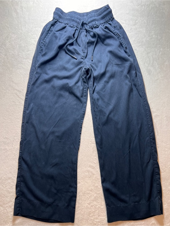Quince Other - Quince Women’s Vintage Wash Tencel Wide Leg Pants Midnight Blue XS